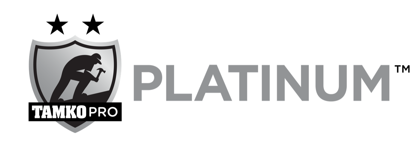 TAMKO Pro Platinum certification